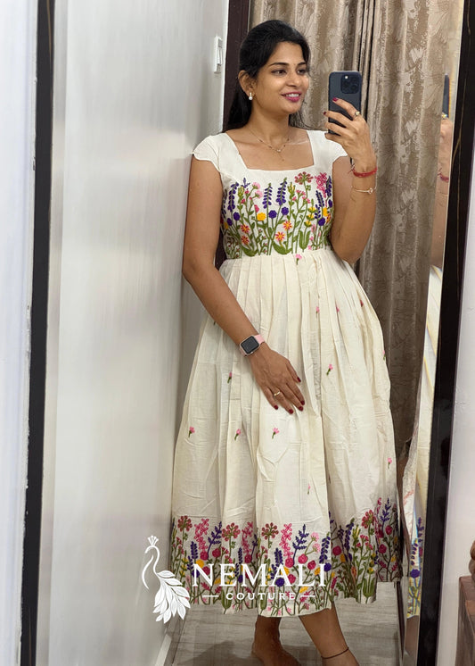 Kora Cotton Casual Wear Frock