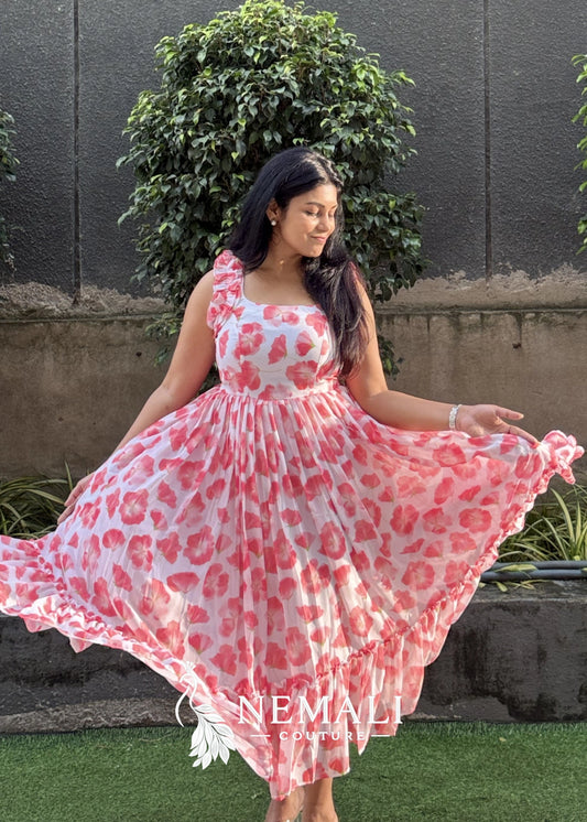 Beautiful Georgette frock perfect for Travel