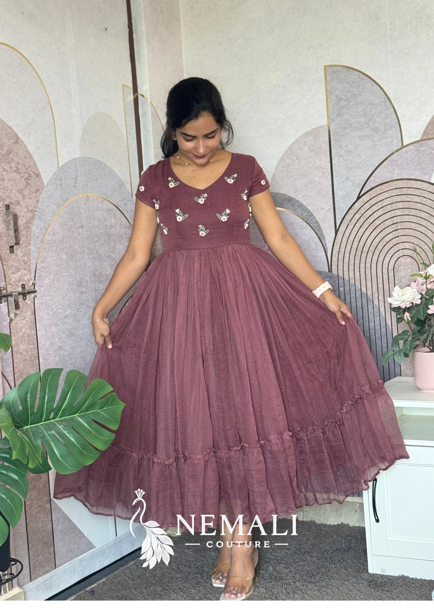 Kota Fabric Casual Frock perfect for Vaction
