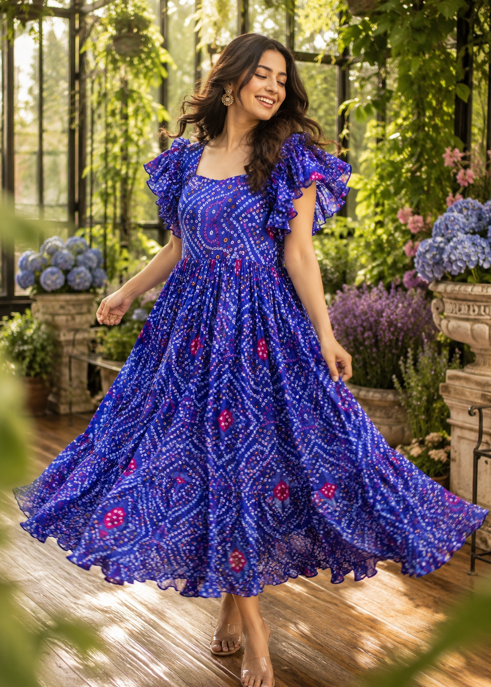 Bandini Ruffle Sleeve Frock