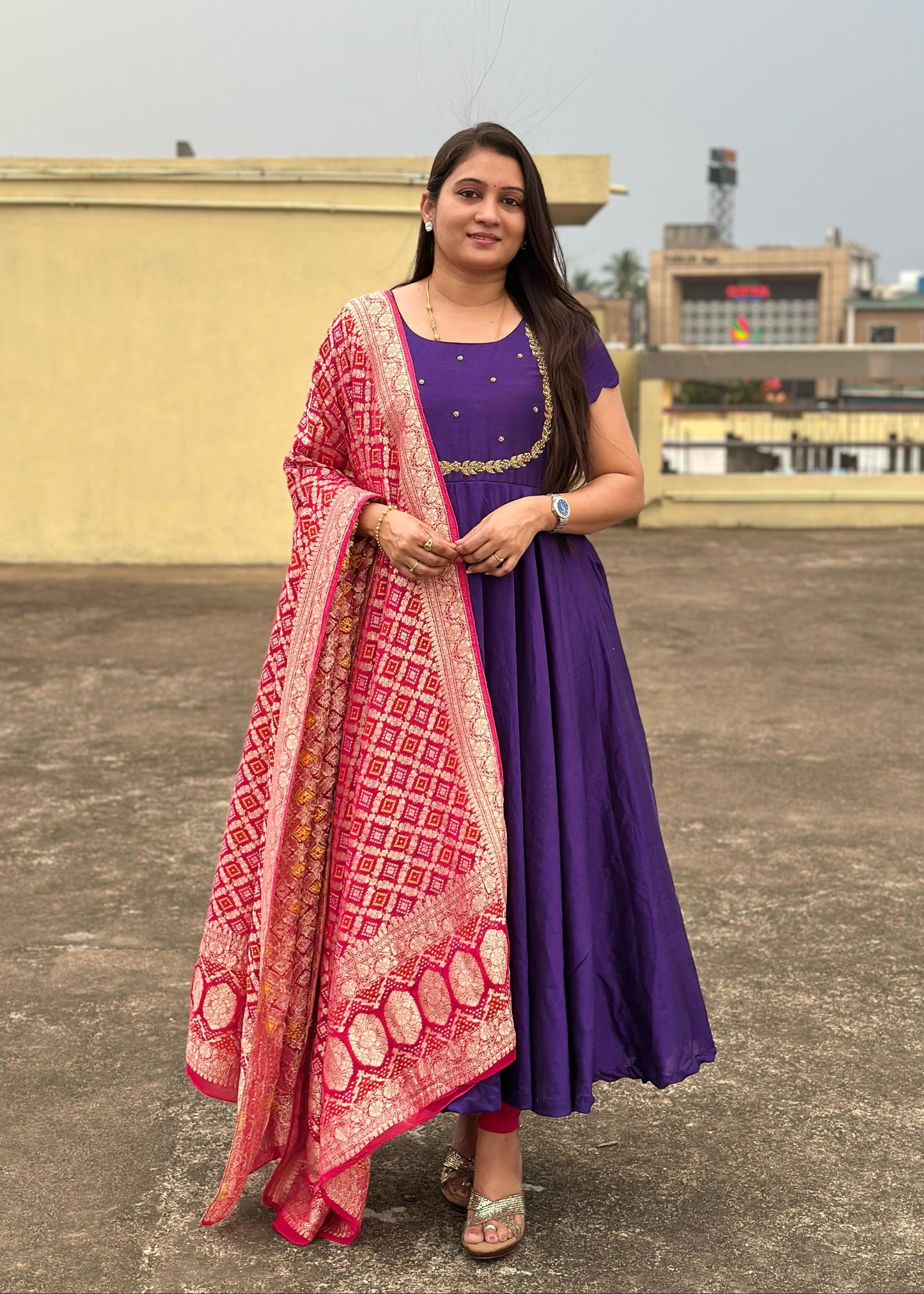 Soft Rawsilk Frock