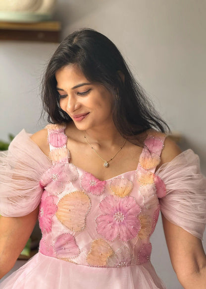 Trendy Net Frock