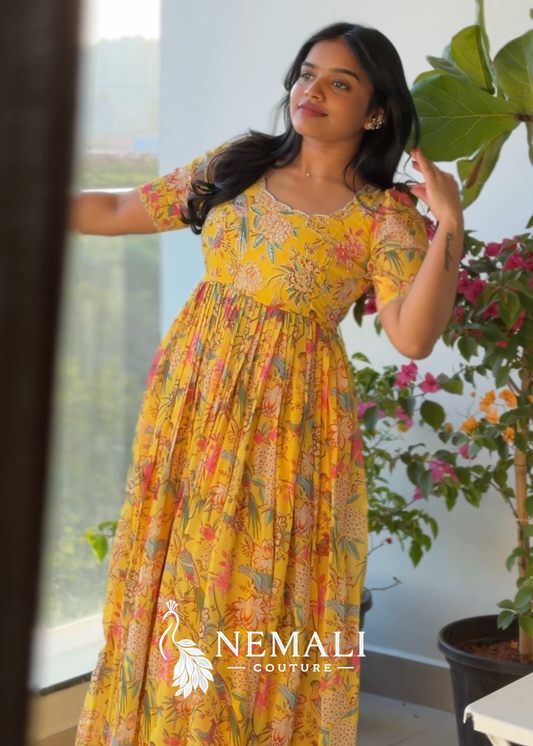 Pure Georgette Festive Wear Frock