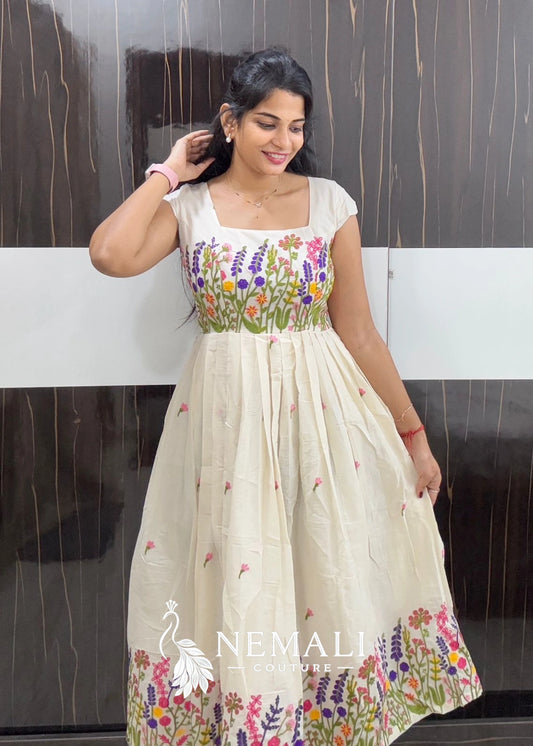 Kora Cotton Casual Wear Frock
