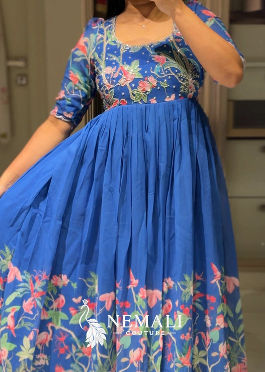 Pure Georgette Festive Wear Frock