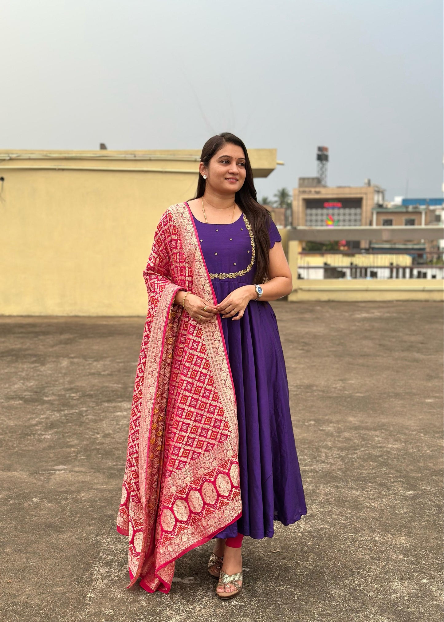 Soft Rawsilk Frock