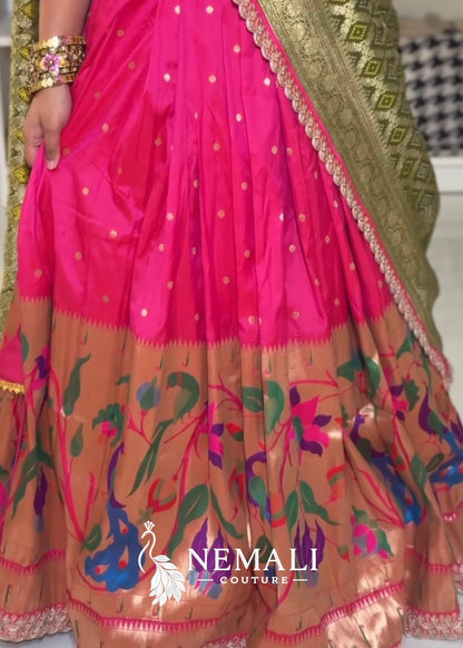 Paithani  Silk Lehenga