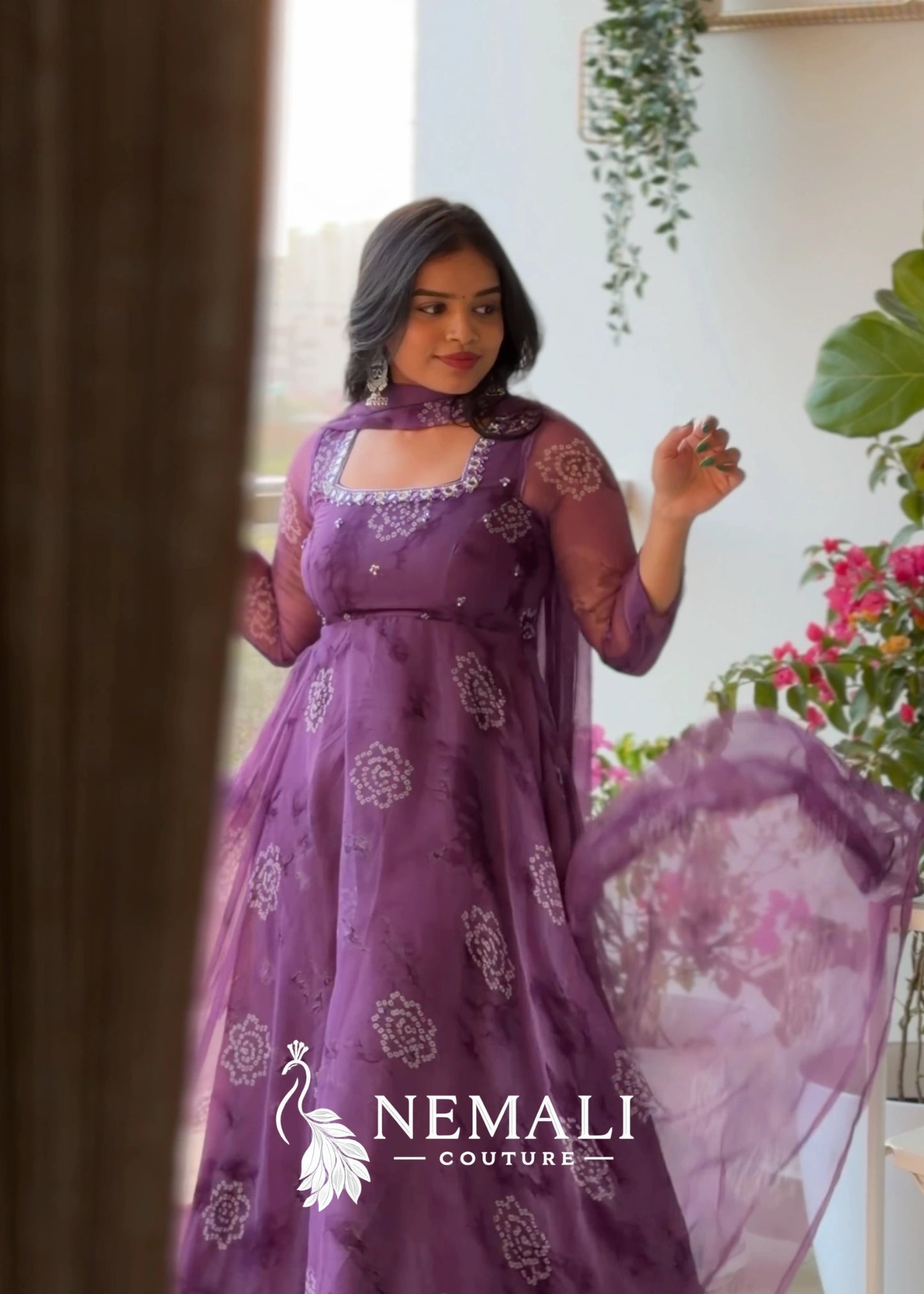 Festive Wear Butter Soft Chiffon Frock