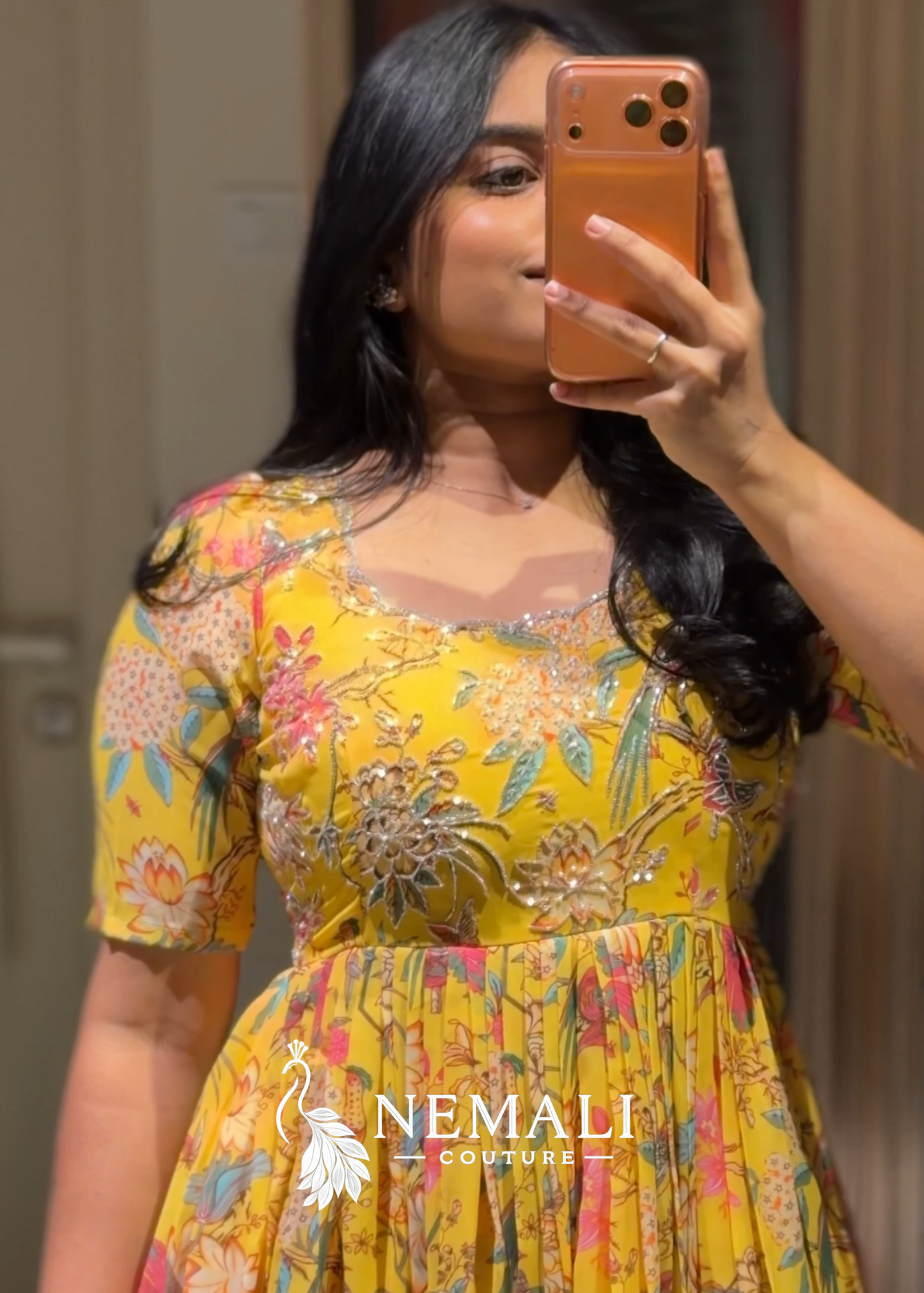 Pure Georgette Festive Wear Frock