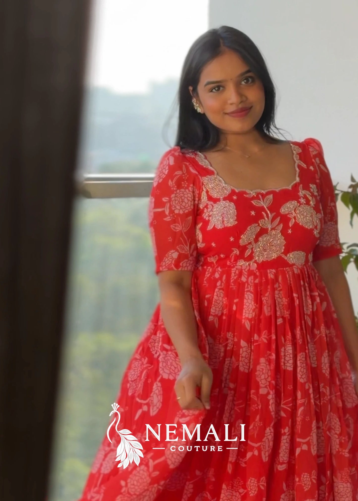 Festive Wear Pure Georgette Frock