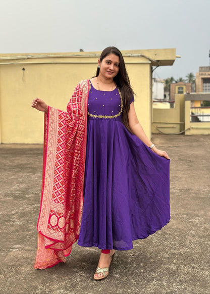 Soft Rawsilk Frock